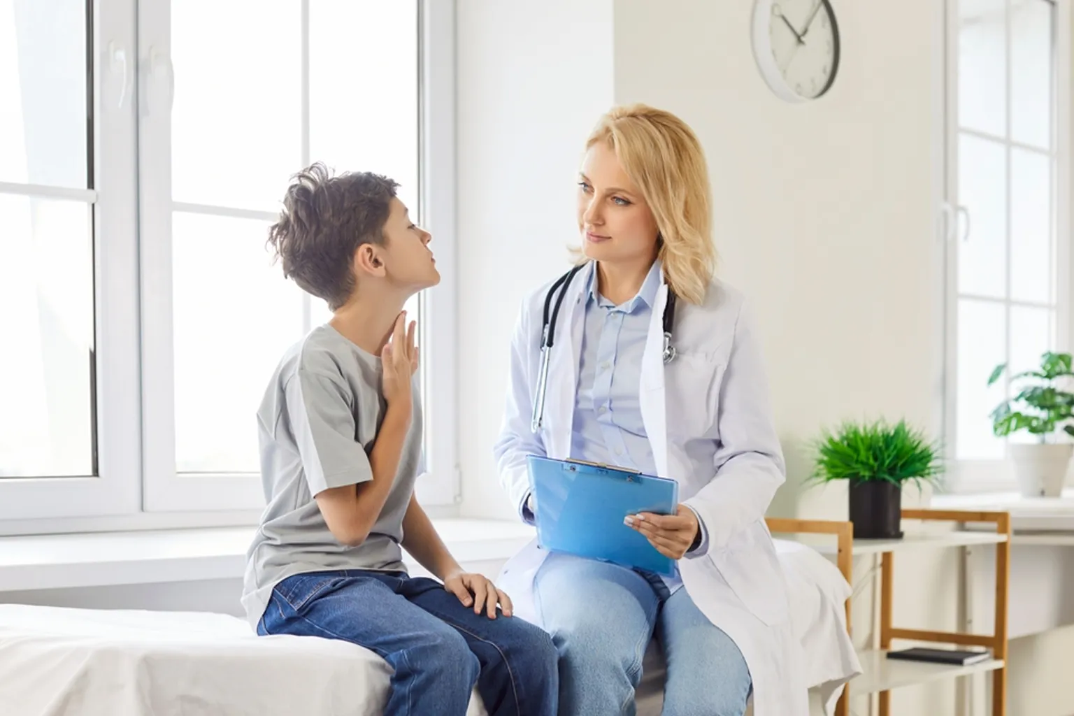 Speech therapy session