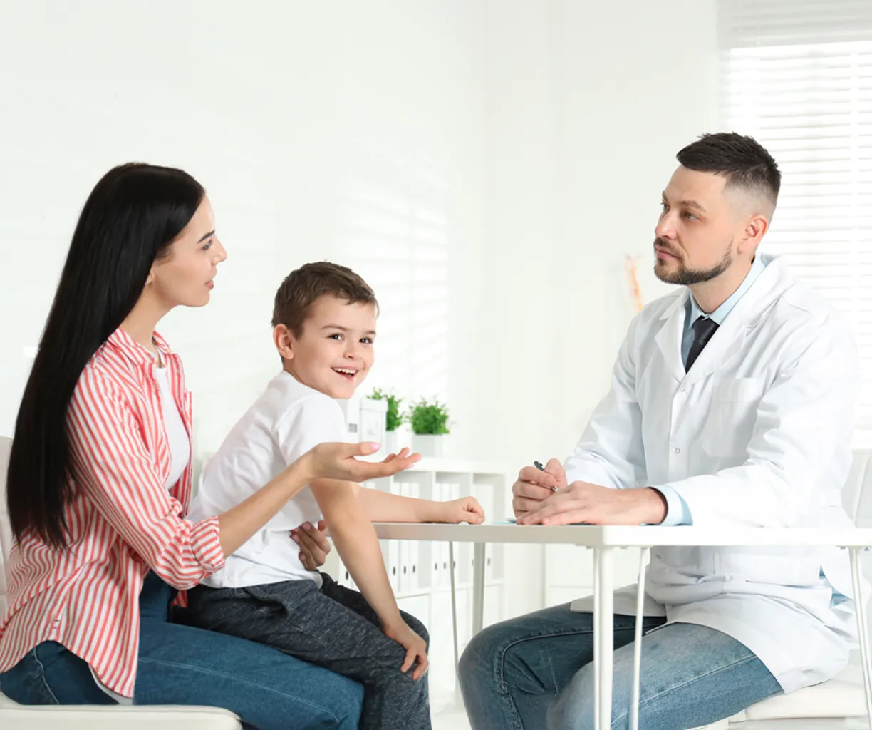 Speech therapy session