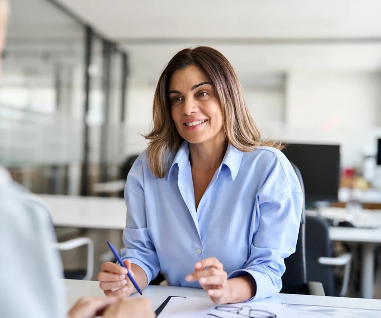 Speech therapy professionals in training and development session